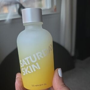 Saturday Skin Yellow Frosted Bottle